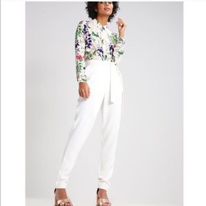 Lavish Alice white trouser pants